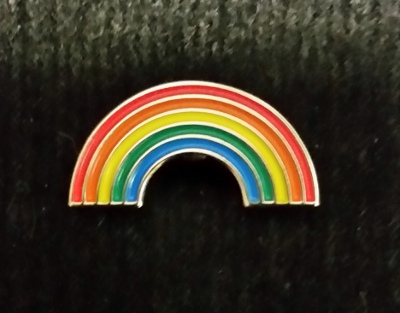 Royal Ark Mariner Rainbow Lapel Pin - Click Image to Close